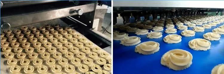 Fully Automatic Big Capacity Soft Biscuit Cookies Making Machine Production Line Factory