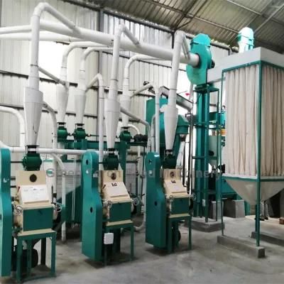 20t/24h Maize Milling Machine to Produce Super White Maize Meal