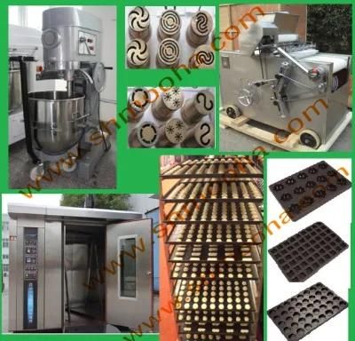 Smalll Factory Biscuit Production Line (oven, mixer, cookies machine)