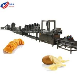 Fully Automatic French Fries Machine Potato Chips Frying Production Processing Line