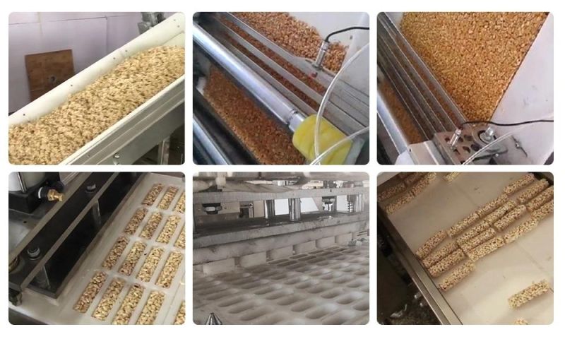 Peanut Brittle Candy Maker Energy Protein Bar Making Machine Chocolate Bar Production Line