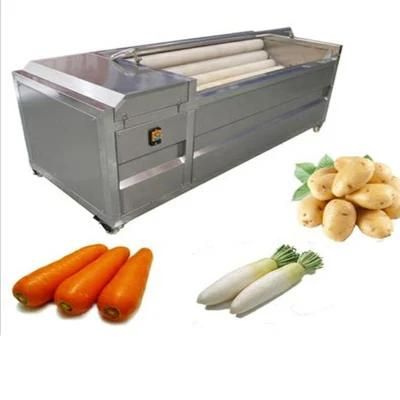Automic Vegetable Potato Peeling Machine Brush Washing Machine