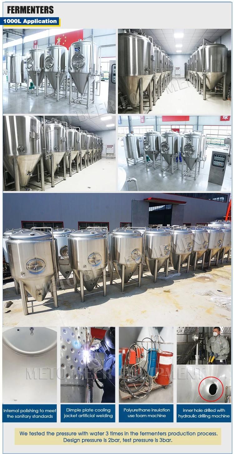 Turkey Project 1000L SUS304 Craft Beer Micro Brewery Equipment