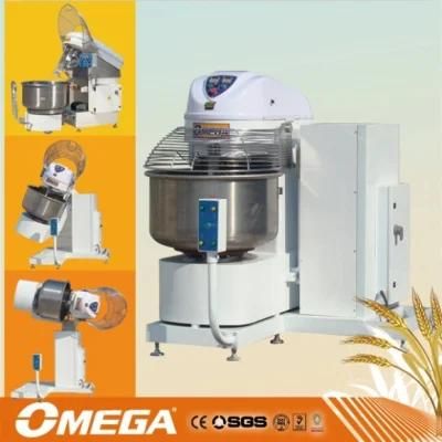 Double Motions and Double Speeds Commercial Spiral Dough Mixer with Auto Tilting for ...
