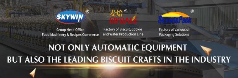 Skywin Industrial Hard and Soft Cookies Biscuits Snack Food Machine Production Line for Making Bakery