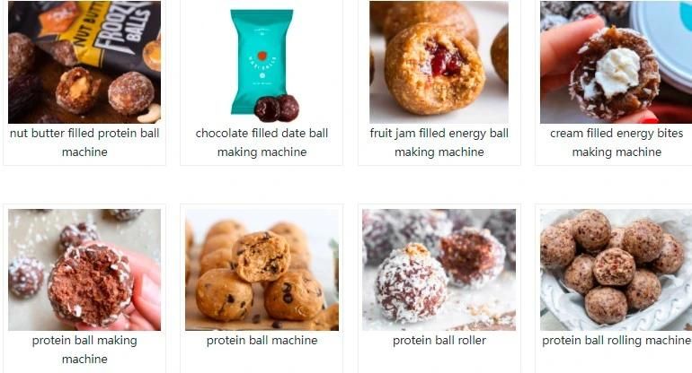 High Speed Automatic Encrusting Energy Ball Food Machine