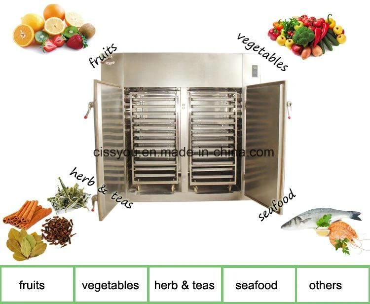 Industrial Hot Air Fruit Vegetable Fish Dehydrating Dryer Machine