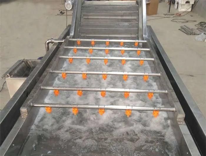 Conveyor Automatic Pepper and Chilli Bubble Washing Machine