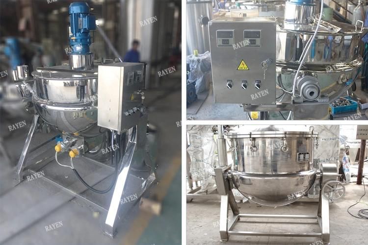 Stainless Steel Steam Jacketed Kettle Jacketed Cooking Kettle