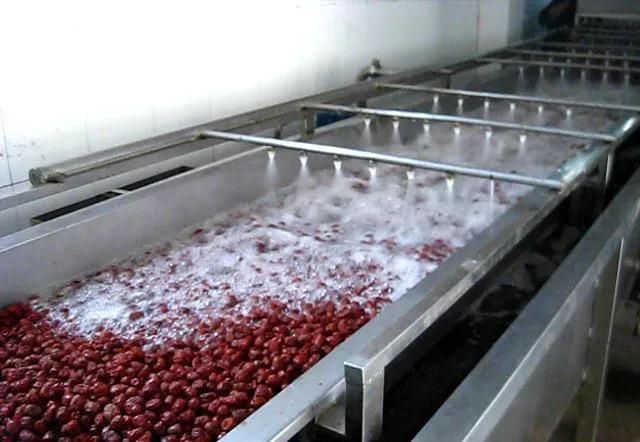 Production Line Vegetables Bubble Leafy Vegetable Fruit Washing Machine