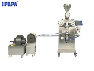 Automatic Three Hoppers Double Filling Bliss Ball Encrusting Machine