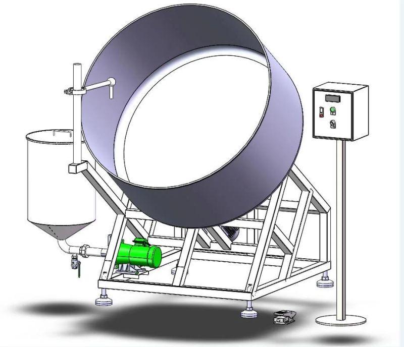 Batch Coated Peanut with Batch Fryer System