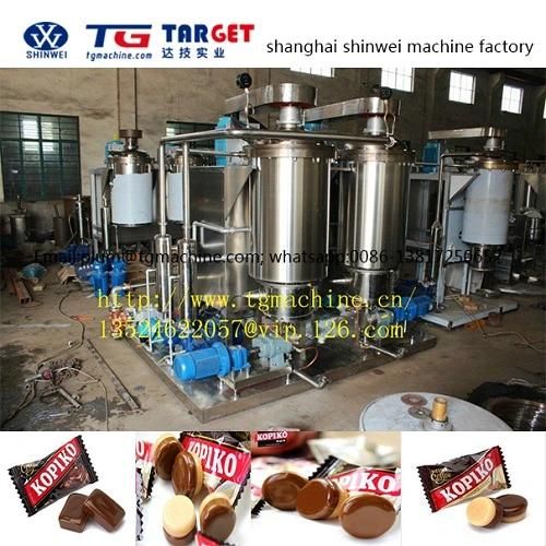 Two Color Two Flavor Kopiko Hard Candy Depositing Complete Machine Line