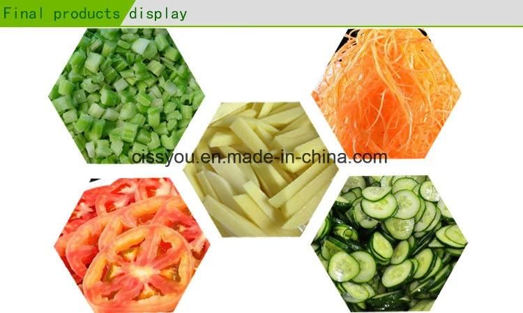 Root Vegetable Fruit Slicer Strip Cutter Chopper Machine