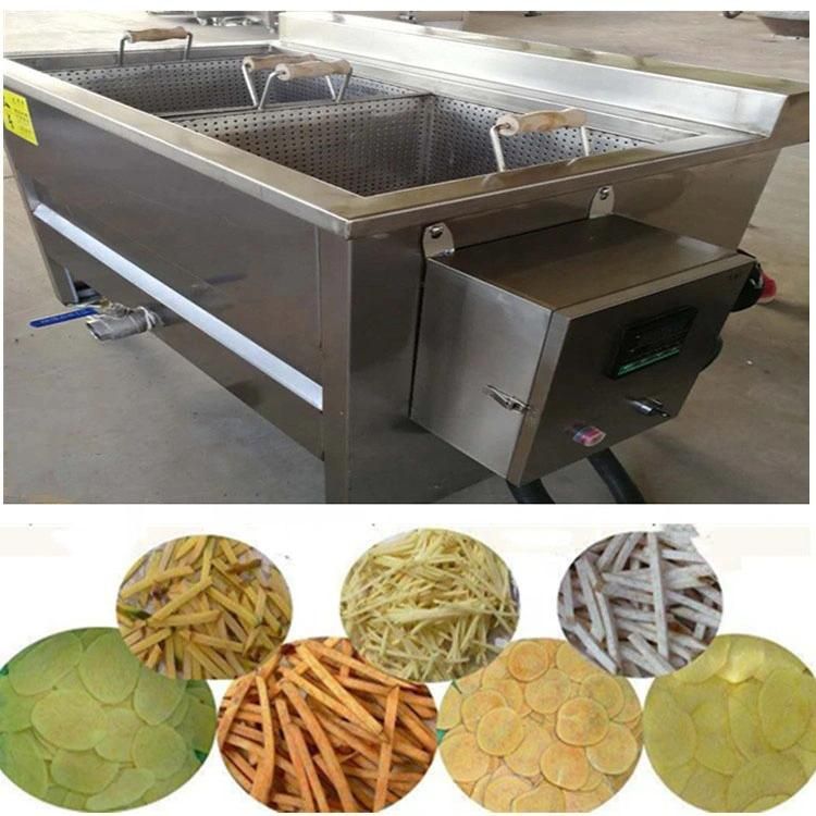 Electrical Coal Heating Potato Chips Blanching Machine Asparagus Lotus Root Pepper Blanching Machine