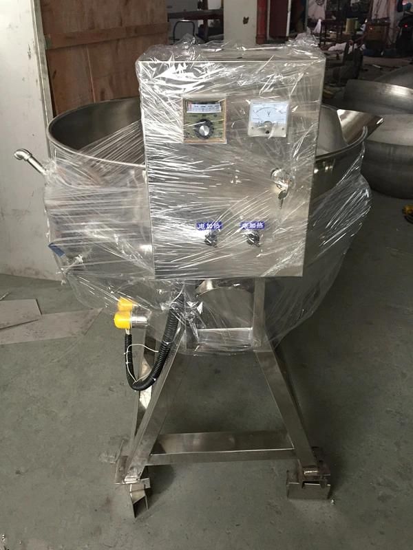 Steam Heating Cooking Kettle 200 Liter Tilting Jacketed Kettle