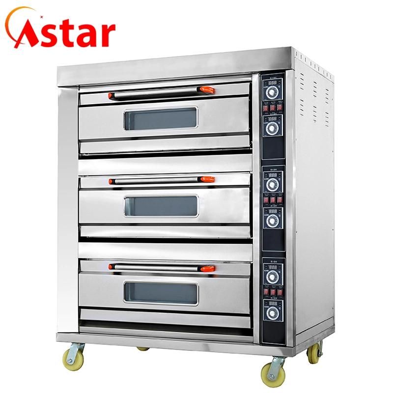 Bakery Equipment Bread Making Machine Electric Gas Commercial Pizza Oven