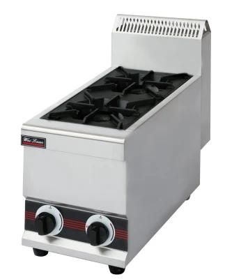 Cuntertop Gas Stove 2 Burners Ooker Range for Restaurant Kitchen Equipment