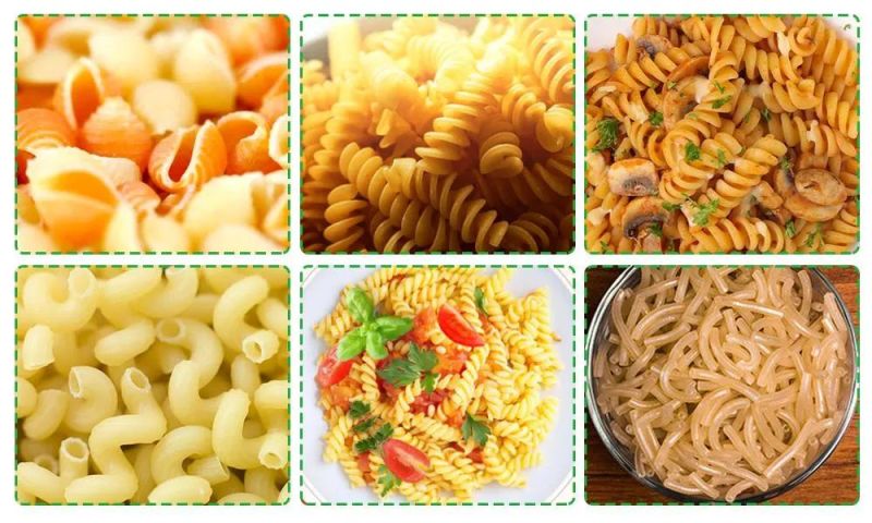 Green Health Macaroni Pasta Foods Product Making Machinery