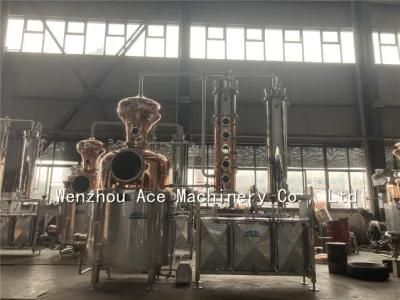 Price of New Type Distillation Column Pot Still Alcohol Distiller with Gin Basket