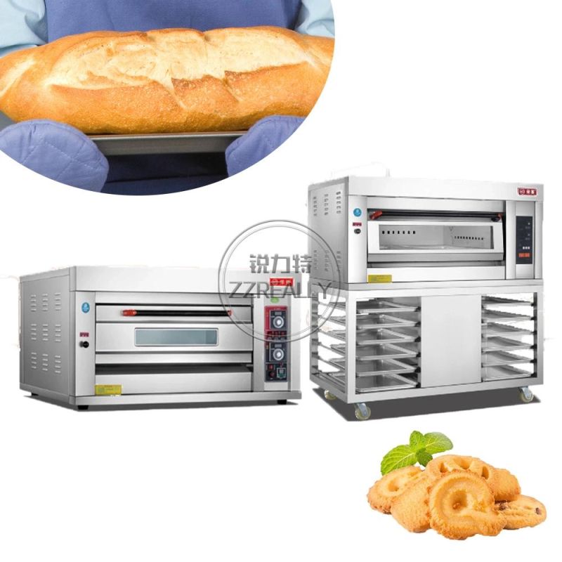Multifunctional Cake Bread Pizza Cake Steam Baking Oven Commercial Bakery Machines 1 Deck 1 Tray Gas Oven Kitchen Equipment