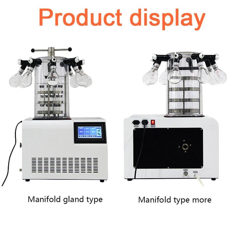 Desktop Pharmaceutical Food Chemical Vacuum Dryer Machine Freeze Dryer