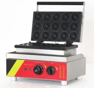 Donut Waffle Machine Mini Donut Maker with Factory Price, Stainless Steel