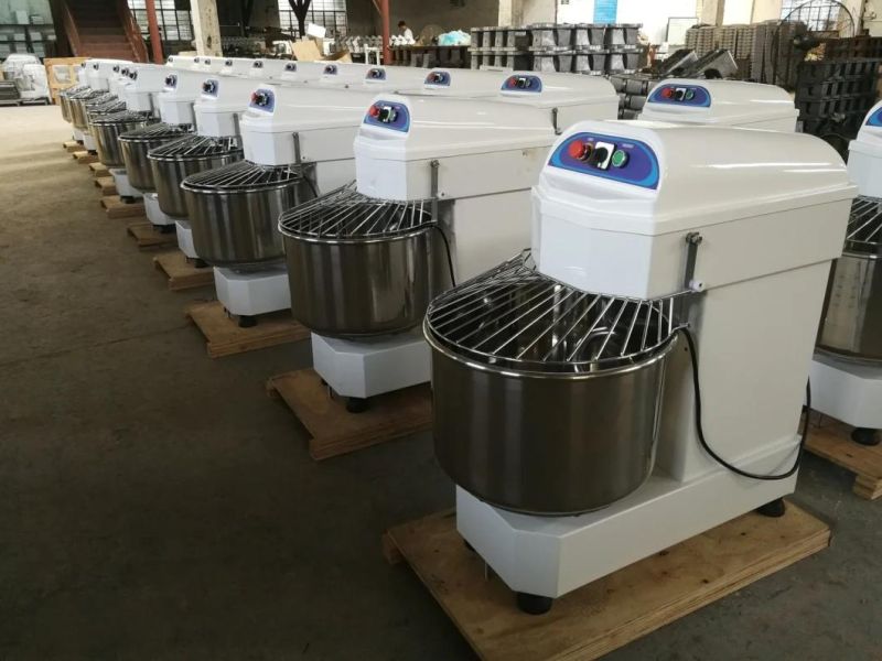 130L Commercial Dough Mixer Spiral Mixer Bread Dough Making Machine Catering Equipment 50kg Flour Capacity