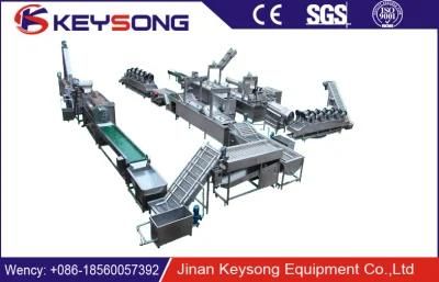 High Effective Good Standard Small Scale Fresh Potato Chips Extrusion Machinery