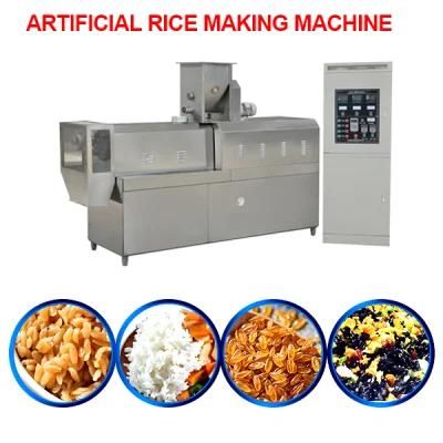 Artificial Rice Extruder Manufacturer Big Capacity Artificial Fortified Rice Making ...