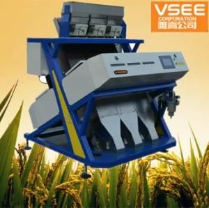 Full Color 5000+Px CCD Vsee Color Sorter with National Patented Ejectors