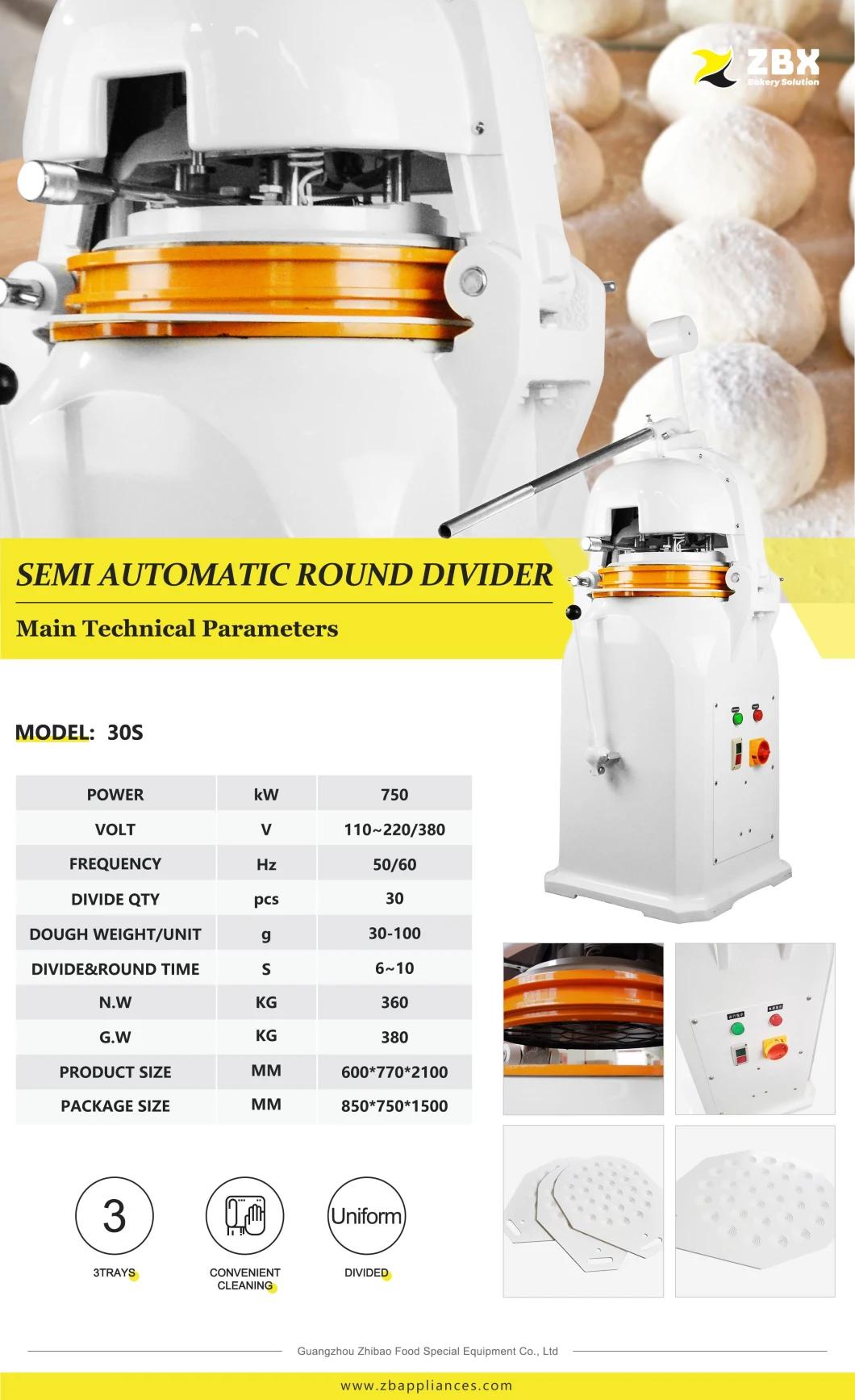 Good Performance Bakery Equipment Dough Divider Rounder Dividing Bread Dough Machine