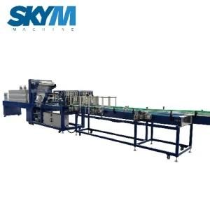Linear Straight Highly Productive Beverage Production PE Film Shrink Wrapping Machine