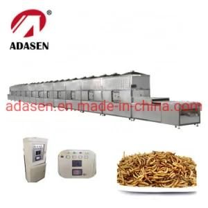 CE Stainless Steel Processing Microwave Drying Sterilizing and Baking Machine for Mealworm ...