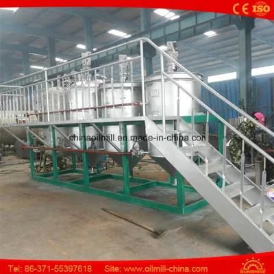 1t/D Stainless Steel Peanut Crude Oil Refinery Machine