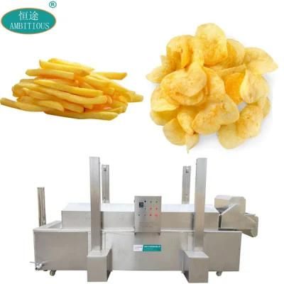 Conveyor Deep Fryer Machine Chips Continuous Fryer