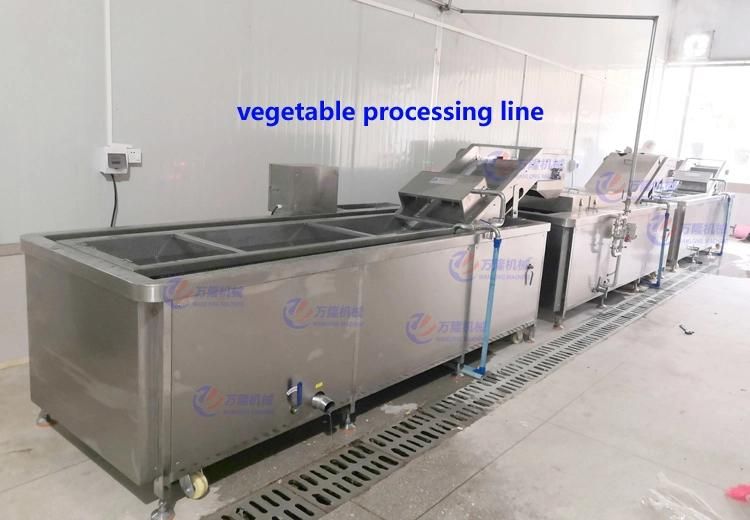 Customized Automatic Fresh Vegetable Meat Sweet Corn Threshing Blanching Machine Processing Line