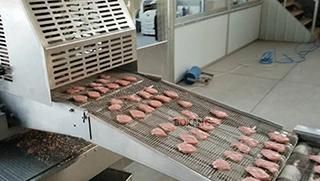 Burger Press Tool Fish Finger Making Nuggets Forming Machine Production Line