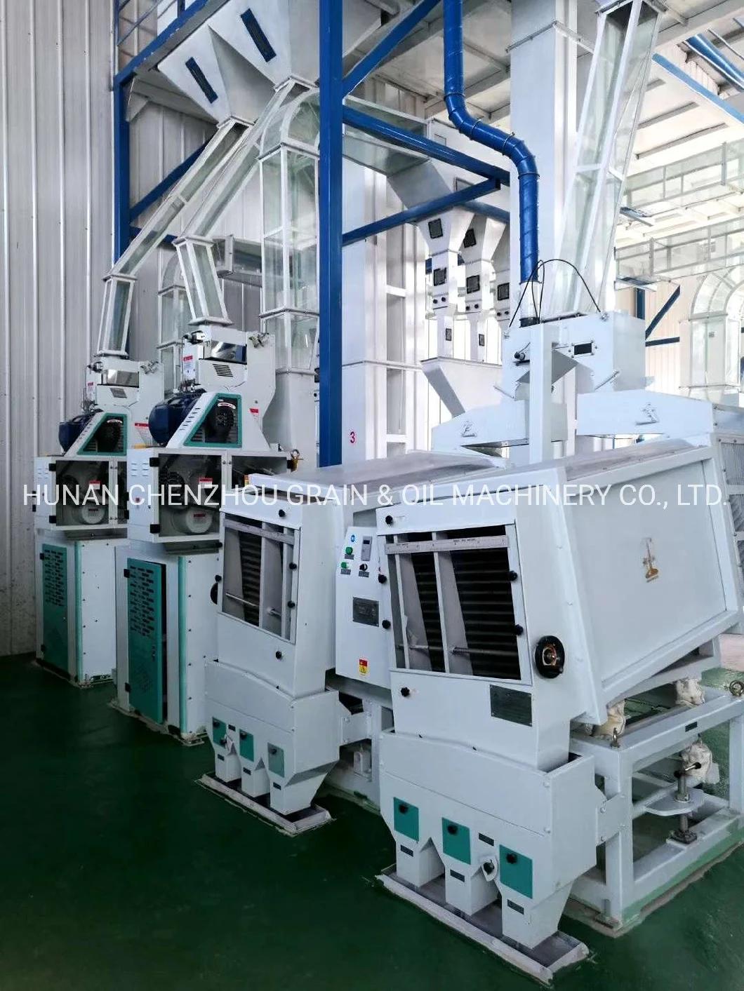 Clj 20-120 Tons Per Day Turn Key Complete Set Rice Milling Machine in Egypt