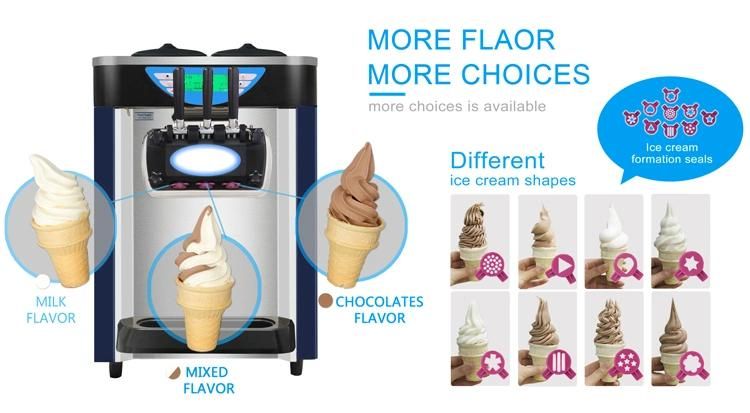 Sunrry Cheap Ice Cream Maker Machine Soft Serve Ice Cream Machine Mini Gelato Commercial Ice Cream Machine