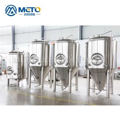 2000L 20bbl Brewery Beer Conical Fermentador with Dimple Cooling Jacket
