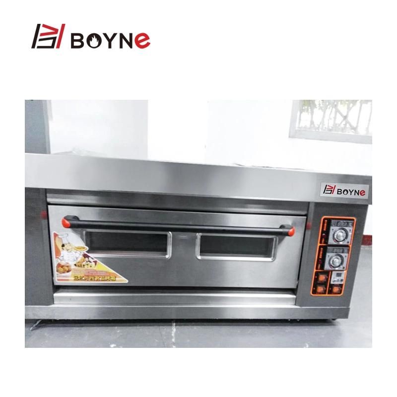 Commercial Stainless Steel One Deck Three Trays Bread Electric Oven