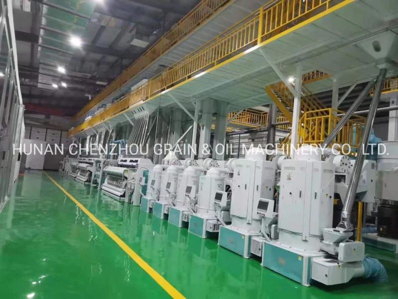 100-2000tpd Automatic Rice Milling Machine Grain Processing Clj Brand Rice Plant
