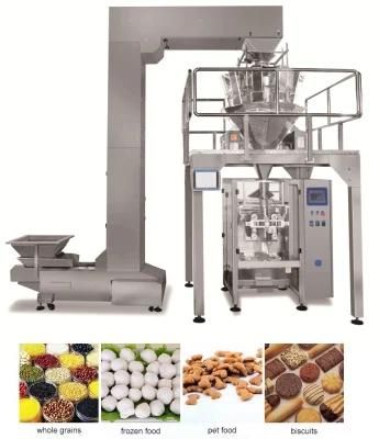 Granule Packaging Machine with Multihead Weigher