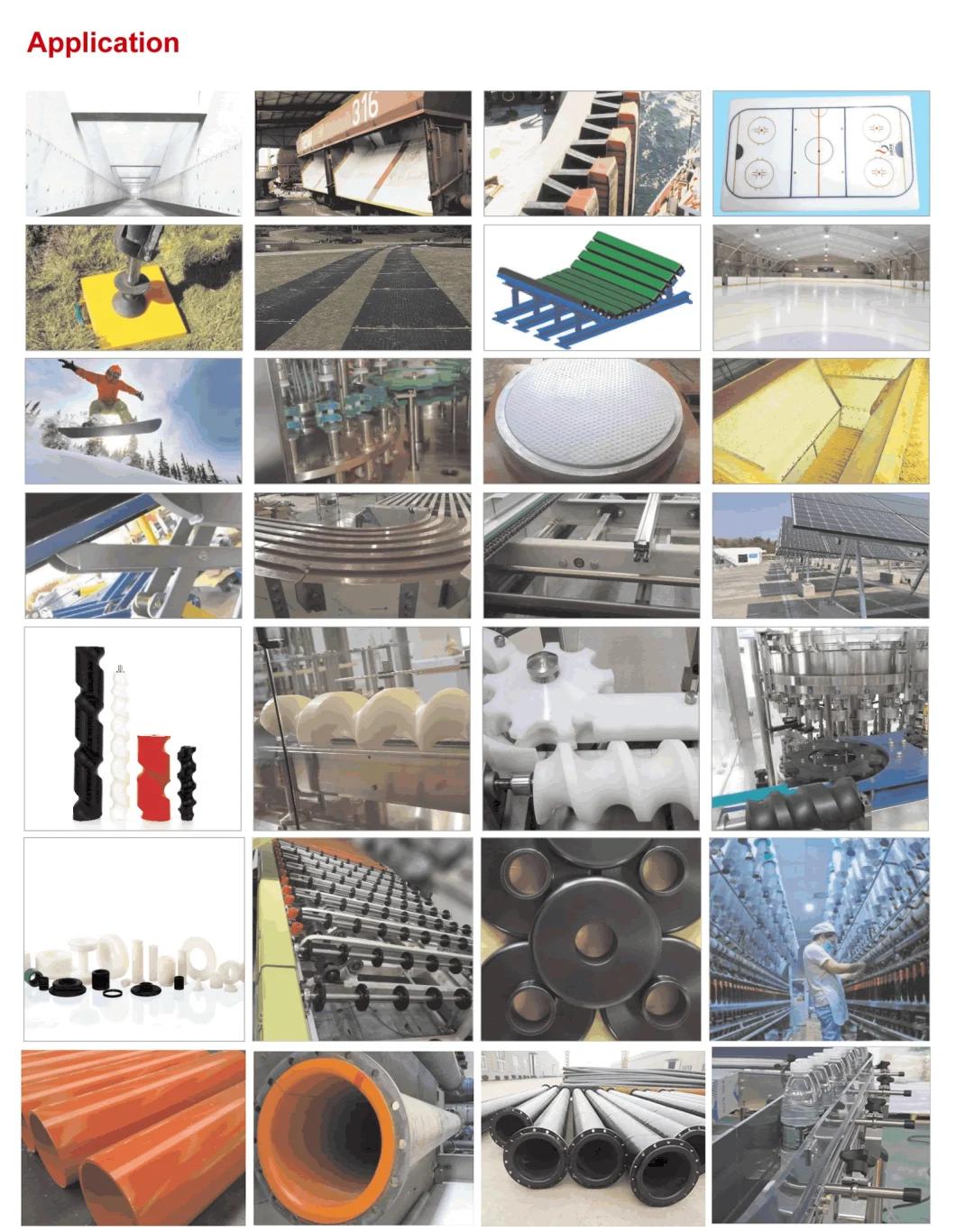 Ultra-High Molecular Weight Polyethylene Static Guide for Supporting and Guiding Chains