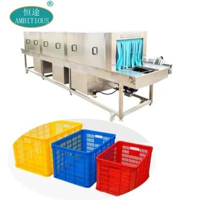 Auto Industrial Cleaning Equipment Washer Plastic Basket Washing Machine