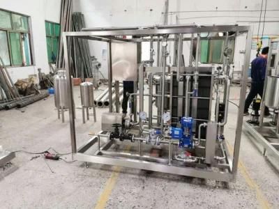 Milk Flash Sanitary Uht Plate Heat Pasteurizer for Juice Beverage