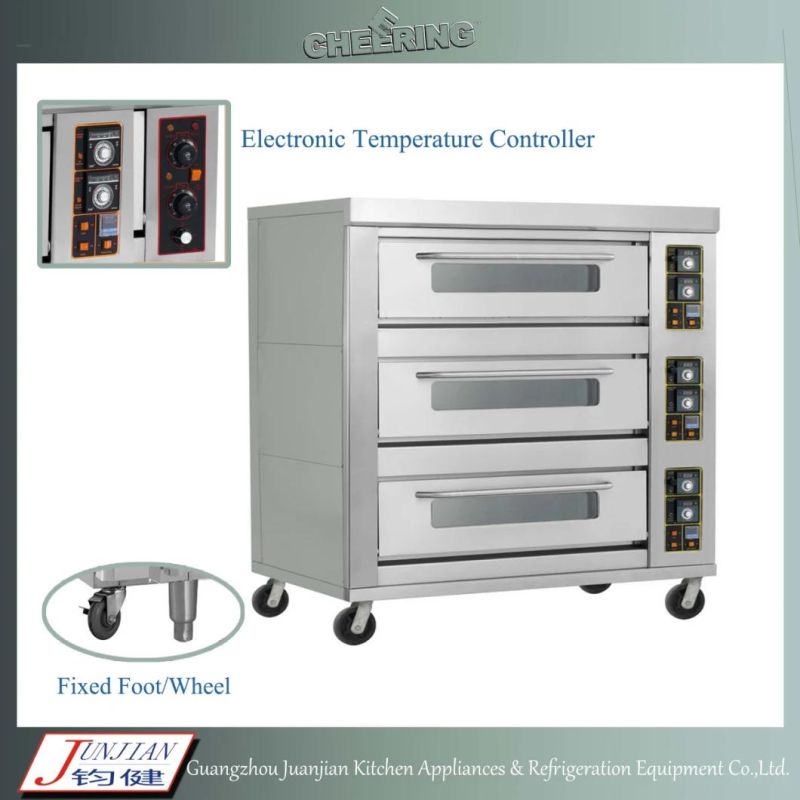 Triple-Layer Nine-Tray Gas Commercial Oven