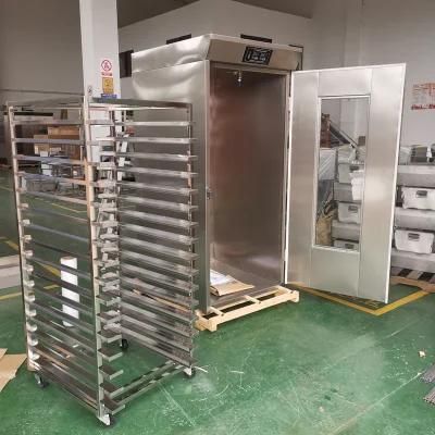 32 Trays Commercial Bakery Equipment Electric Dough Proofer