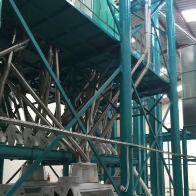 China Hongdefa Top Quality EU Standard 100t Maize Processing Machine